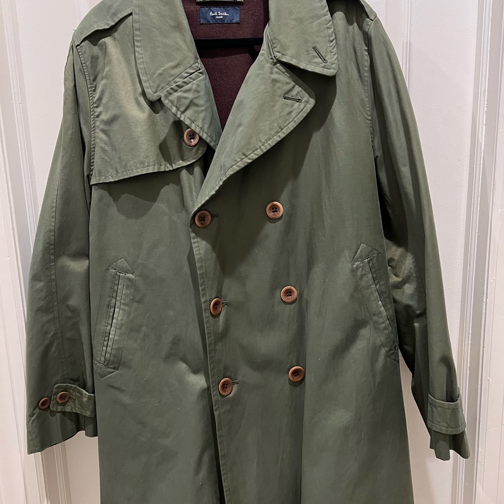 Paul Smith Polyester Overcoat sz XL